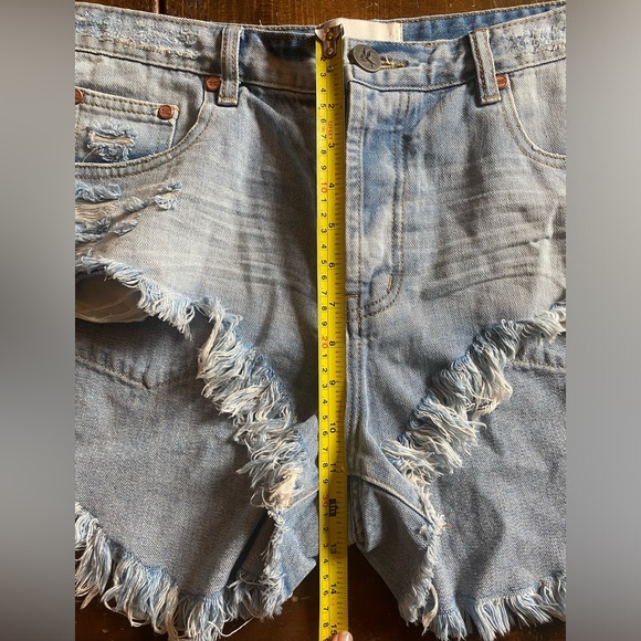 ONE TEASPOON low waist denim Jean shorts - Picture 9 of 9